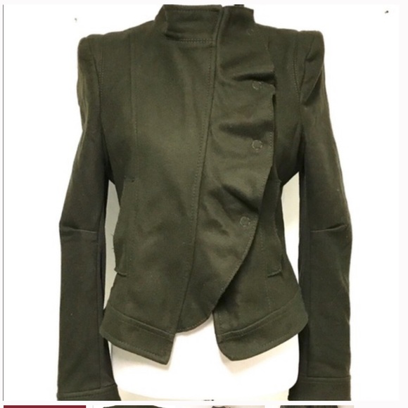 BCBGMaxAzria Jackets & Blazers - BCBG Maxazria Wool Cashmere Military Style Jacket